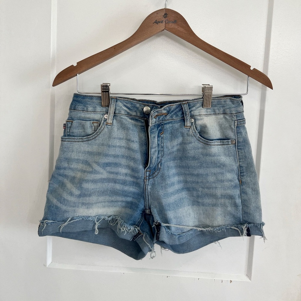 VIGOSS Denim Shorts, Size 27, Light Wash